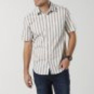 Structure S/S Button Down Shirt - Striped